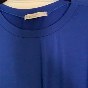 Rebdolls 3x Royal Blue maxi tunic w/side slits